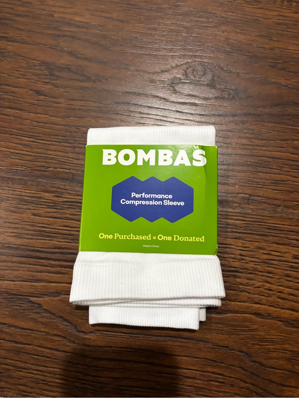 Bombas White Performance Compression Sleeve - Women’s Athletic